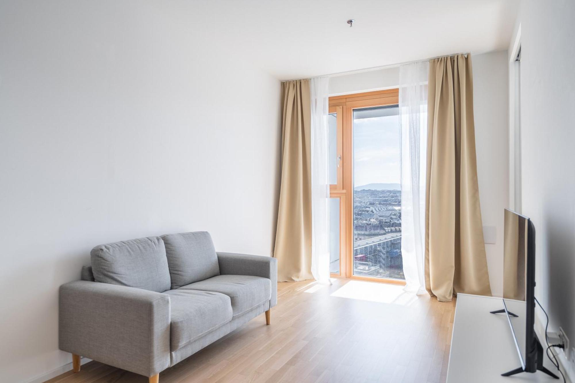 Whats-App Self-Check-In - Paerchen Wohnung Am Hauptbahnhof Viena Quarto foto